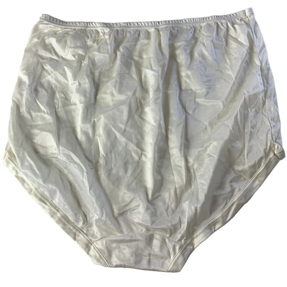 Vintage  Vanity Fair High Waist 100% Nylon Panties Size XXL Deadstock Flawed - Picture 3 of 10